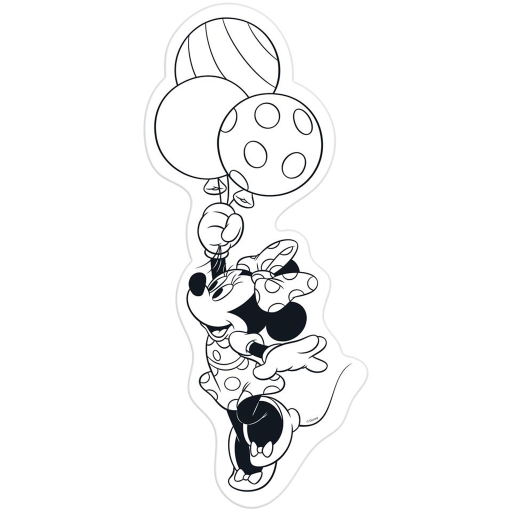imagen de Luna: Minnie Mouse rompecabezas de piso de 54 piezas a color 3