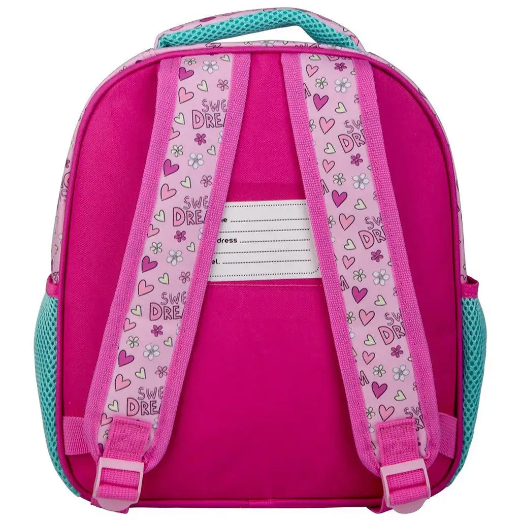 imagen de Luna: Mochila de jardín de infantes con conejitos de Must Team, redondeada, 2 compartimentos 27x10x31cm 2