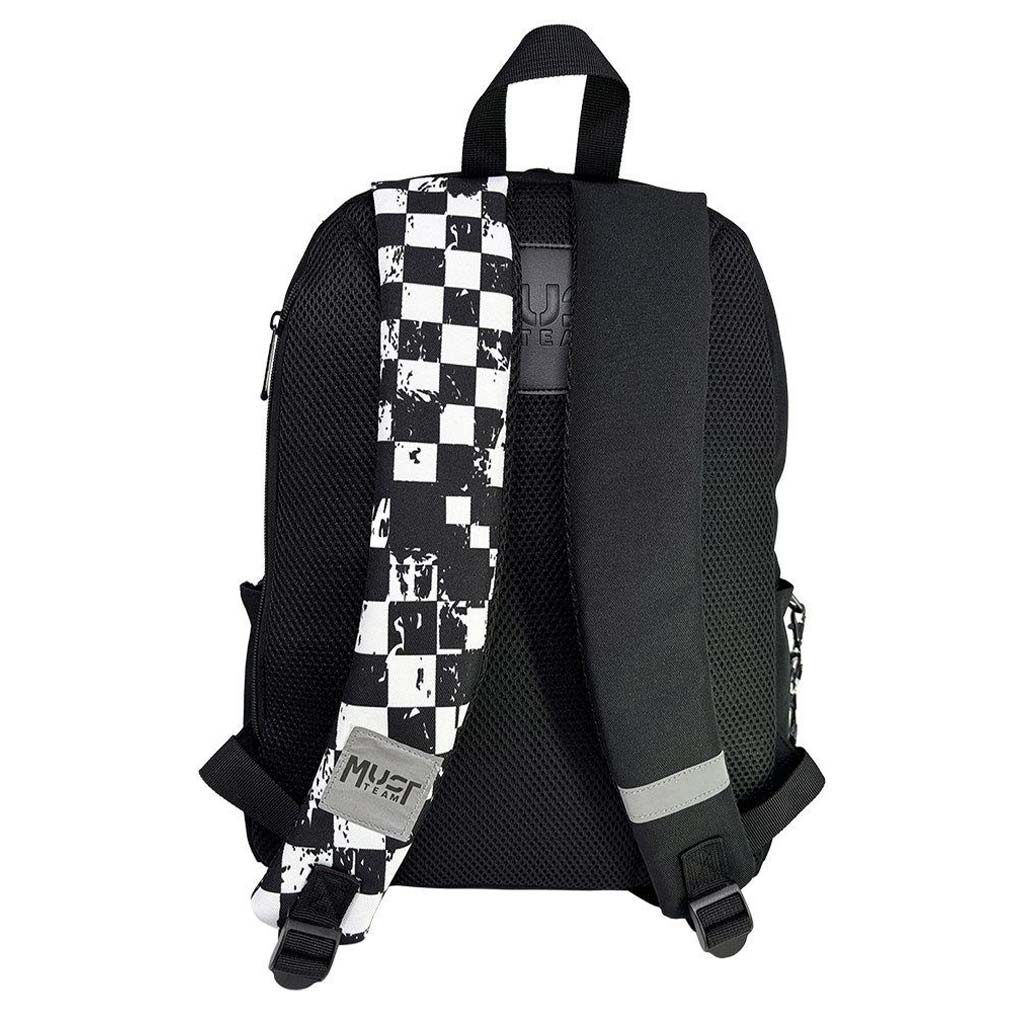 imagen de Luna: Mochila escolar con forma de tablero de ajedrez de Must Team, 32x17x42cm 2