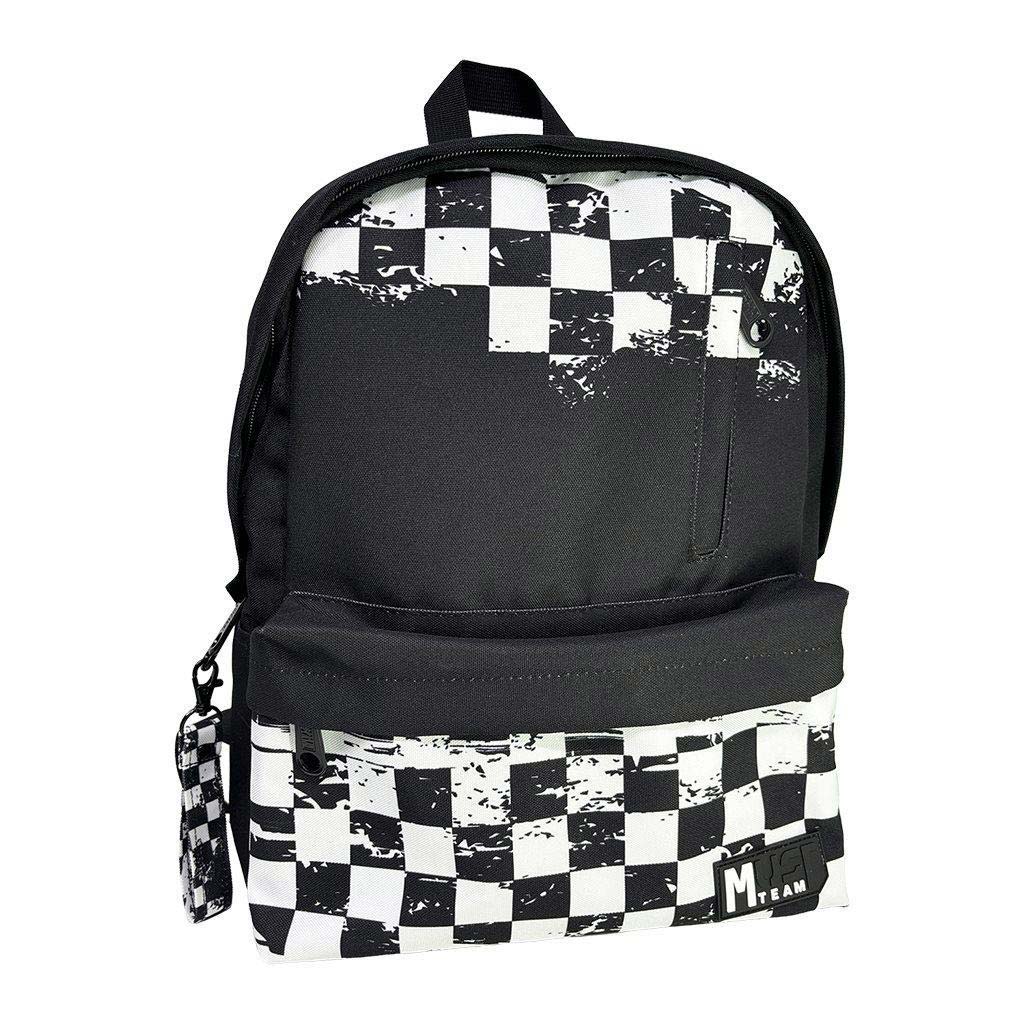 imagen de Luna: Mochila escolar con forma de tablero de ajedrez de Must Team, 32x17x42cm 1