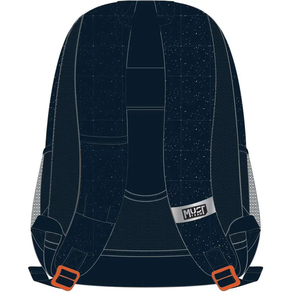 imagen de Luna: Mochila escolar de astronauta Must Team redondeada de 3 compartimentos, mochila 32x18x43cm 2