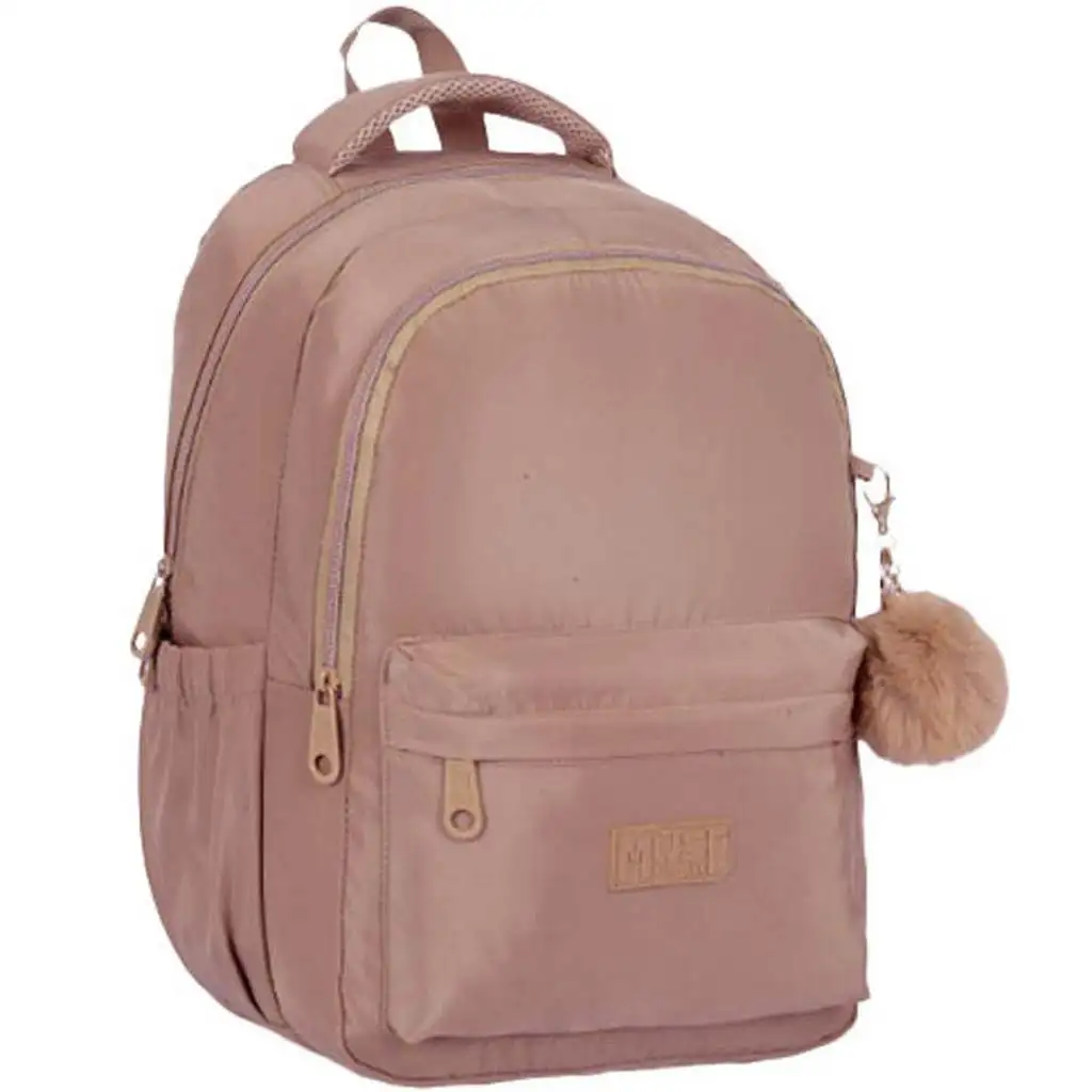 imagen de Luna: Mochila escolar Must, mochila 30x20x44cm – Beige 1