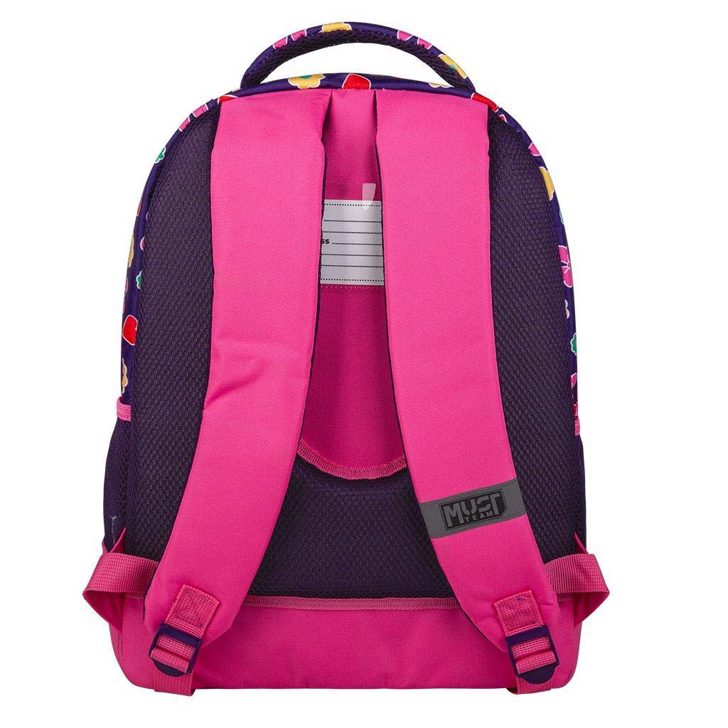 imagen de Luna: Mochila escolar redondeada de 3 compartimentos Team Disney Minnie Mouse 32x18x43cm 2
