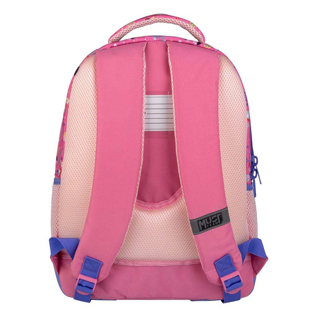 imagen de Luna: Mochila escolar redondeada de 3 compartimentos Team Hello Minnie, 32x18x43cm 2