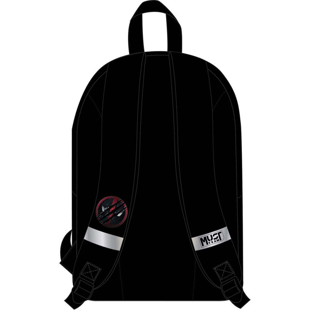 imagen de Luna: Mochila escolar redondeada Must Team Marvel Deadpool y Wolverine 29x17x41cm 2