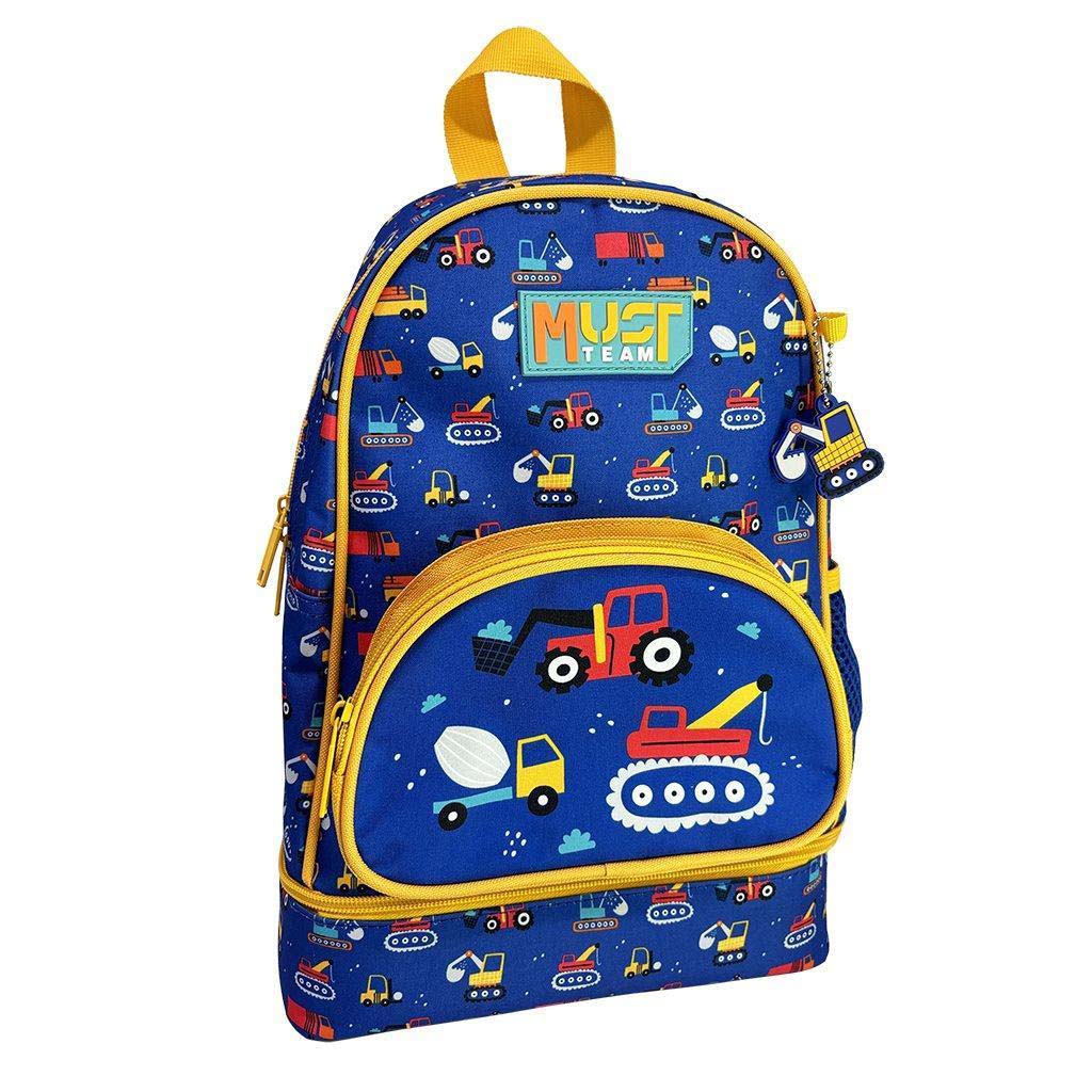 imagen de Luna: Mochila isotérmica redondeada con estampado de maquinaria Must Team 25x14x36cm 1