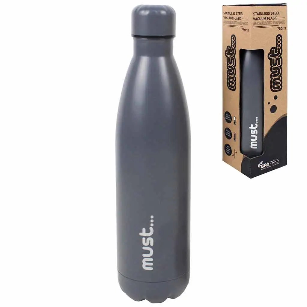 imagen de Luna: Must - Botella de vacío de acero inoxidable 750ml 1