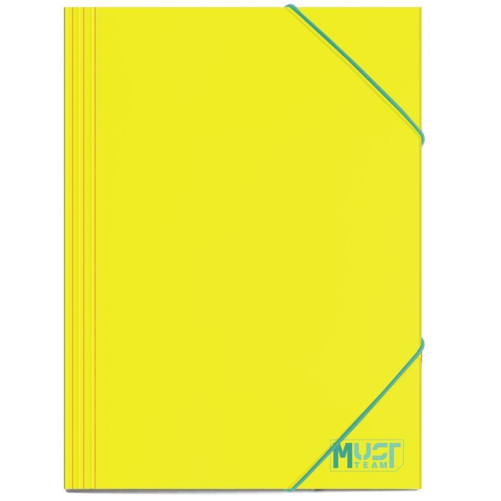 imagen de Luna: Must Team carpeta de goma amarilla 25x35cm 1
