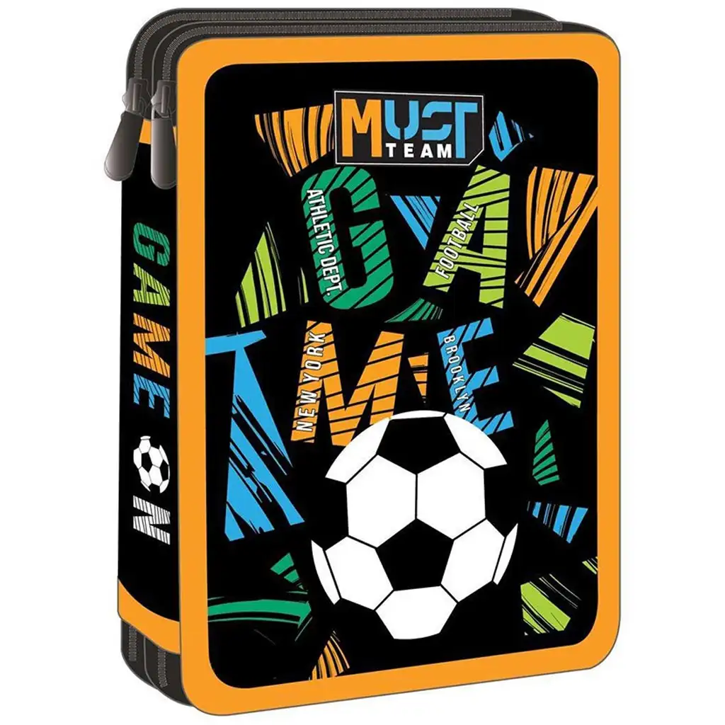 imagen de Luna: Must Team Game on estuche de lápices de fútbol de 2 niveles 1