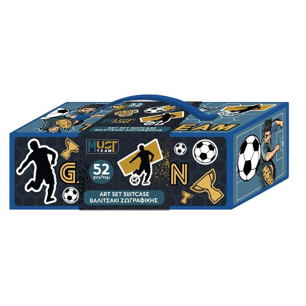 imagen de Luna: Must Team Gamer set creativo de fútbol en maletín de 52 piezas 1