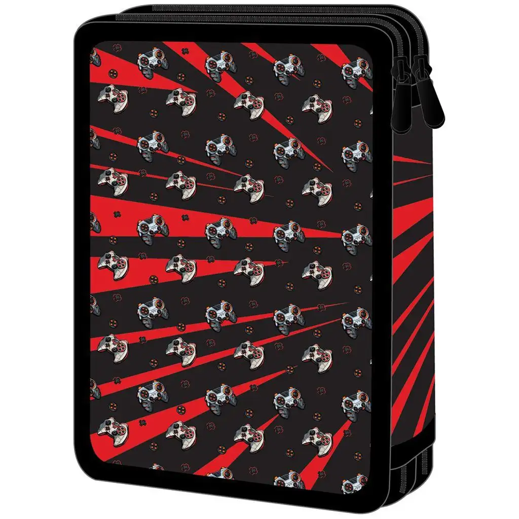 imagen de Luna: Must Team Let's play gamer con diseño de 2 niveles estuche de lápices relleno 2