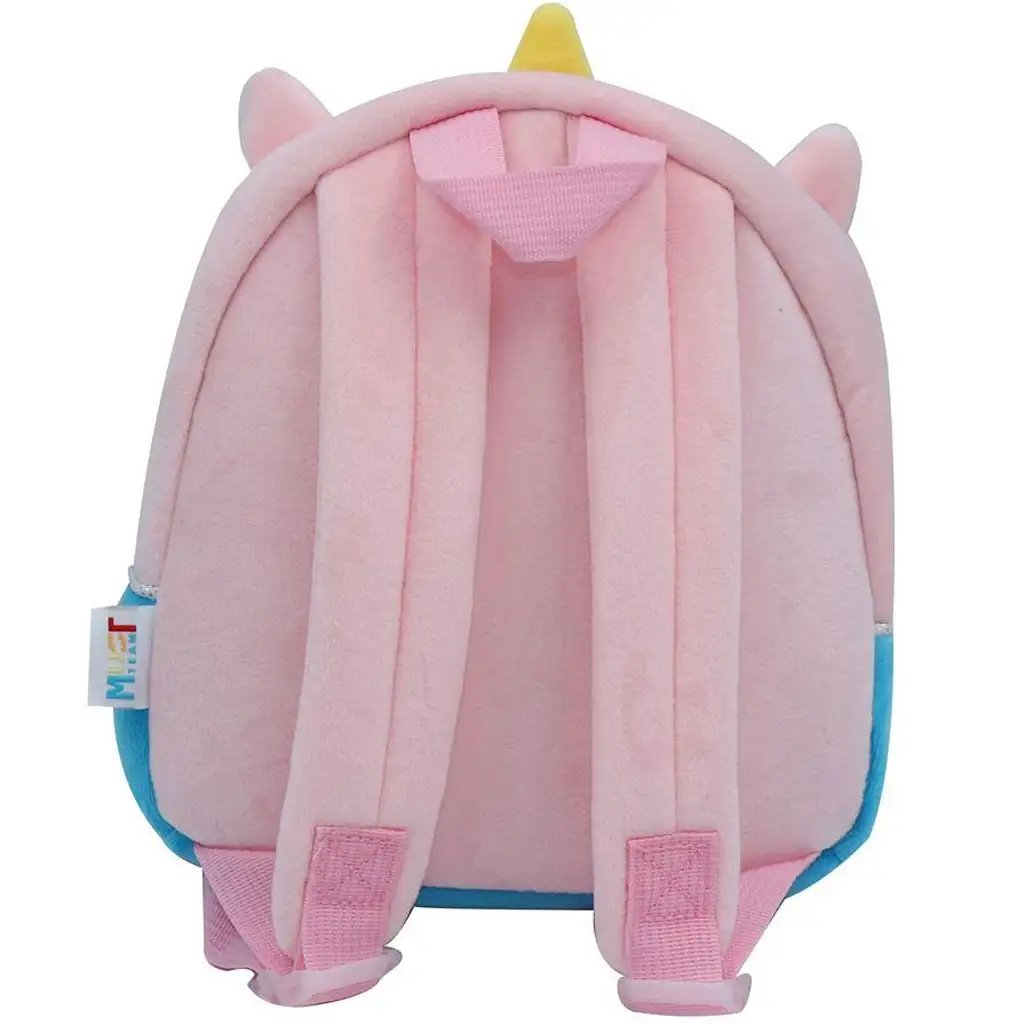 imagen de Luna: Must Team Unicornio rosa mochila de peluche 27x7x24cm 2