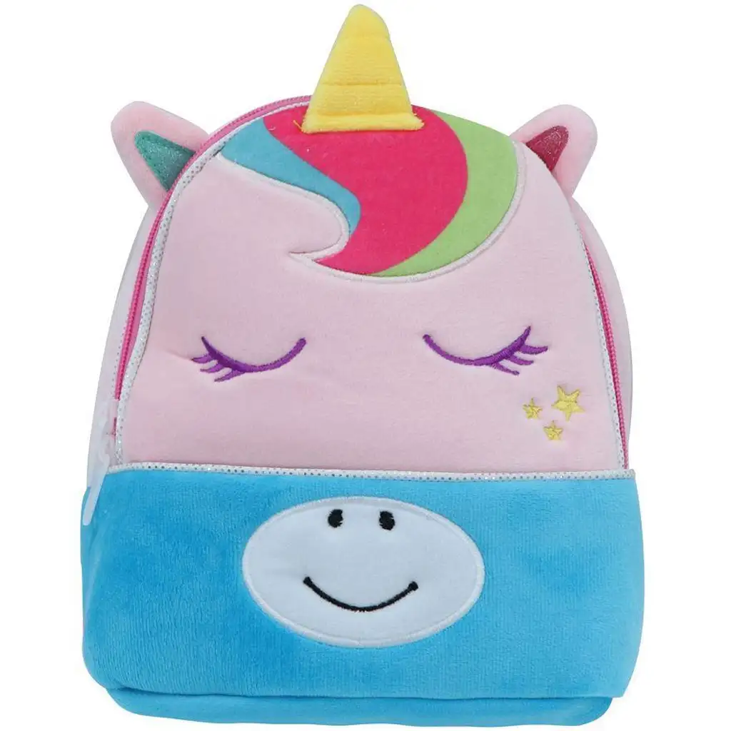 imagen de Luna: Must Team Unicornio rosa mochila de peluche 27x7x24cm 1
