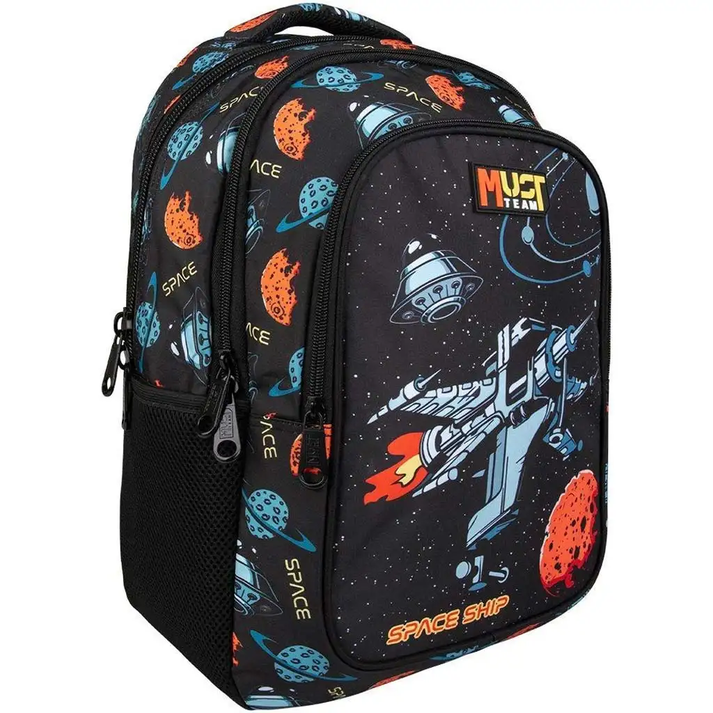 imagen de Luna: Must Team Xpression astronauta mochila escolar de 3 compartimentos, mochila 32x18x43cm 1
