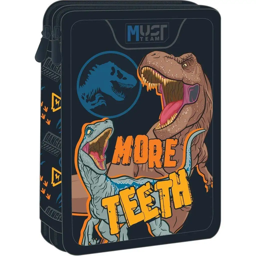 imagen de Luna: Neceser de 2 niveles lleno de lápices Jurassic – More Teeth 1