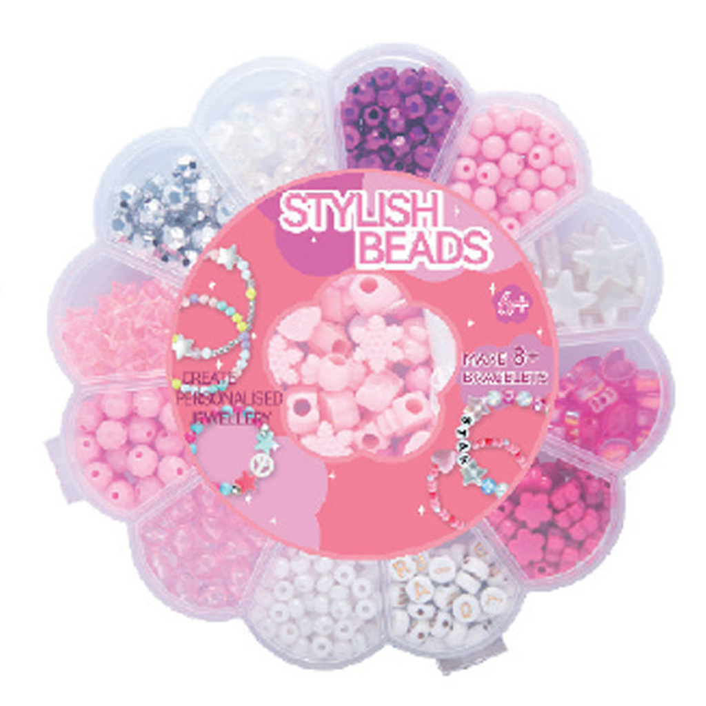imagen de Luna: Perlas ensartables en un almacenamiento floral 2