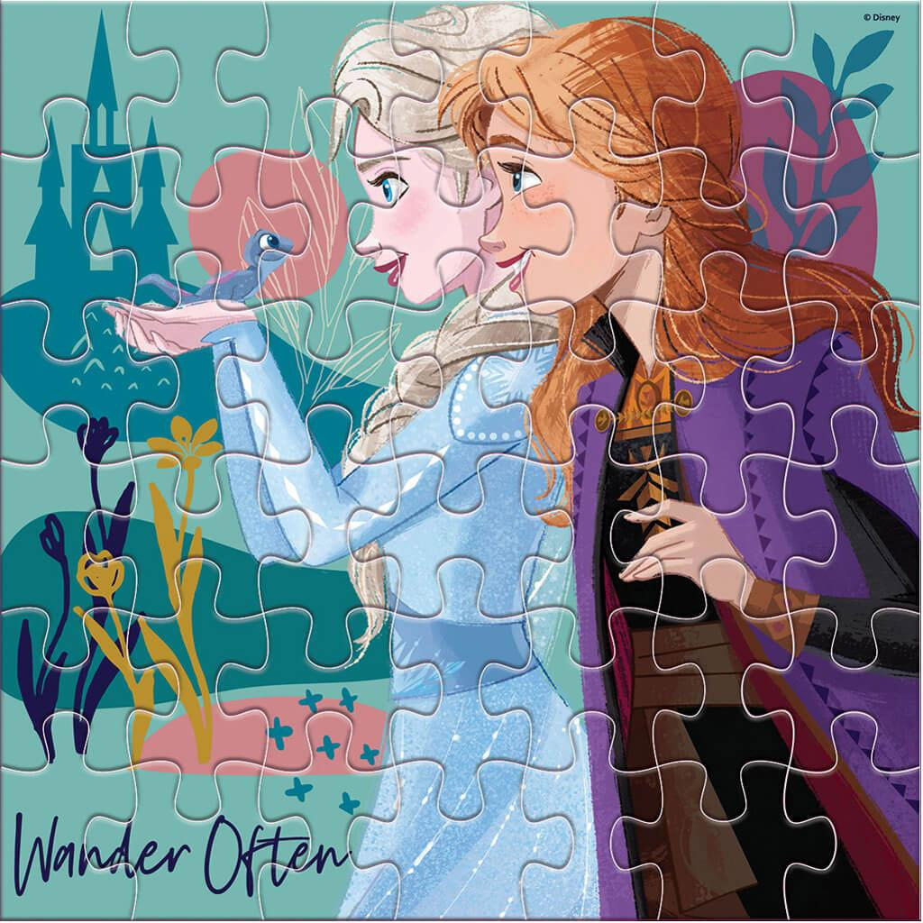 imagen de Luna: Puzzle coloreable de 42 piezas de los hermanos de Frozen 2 2