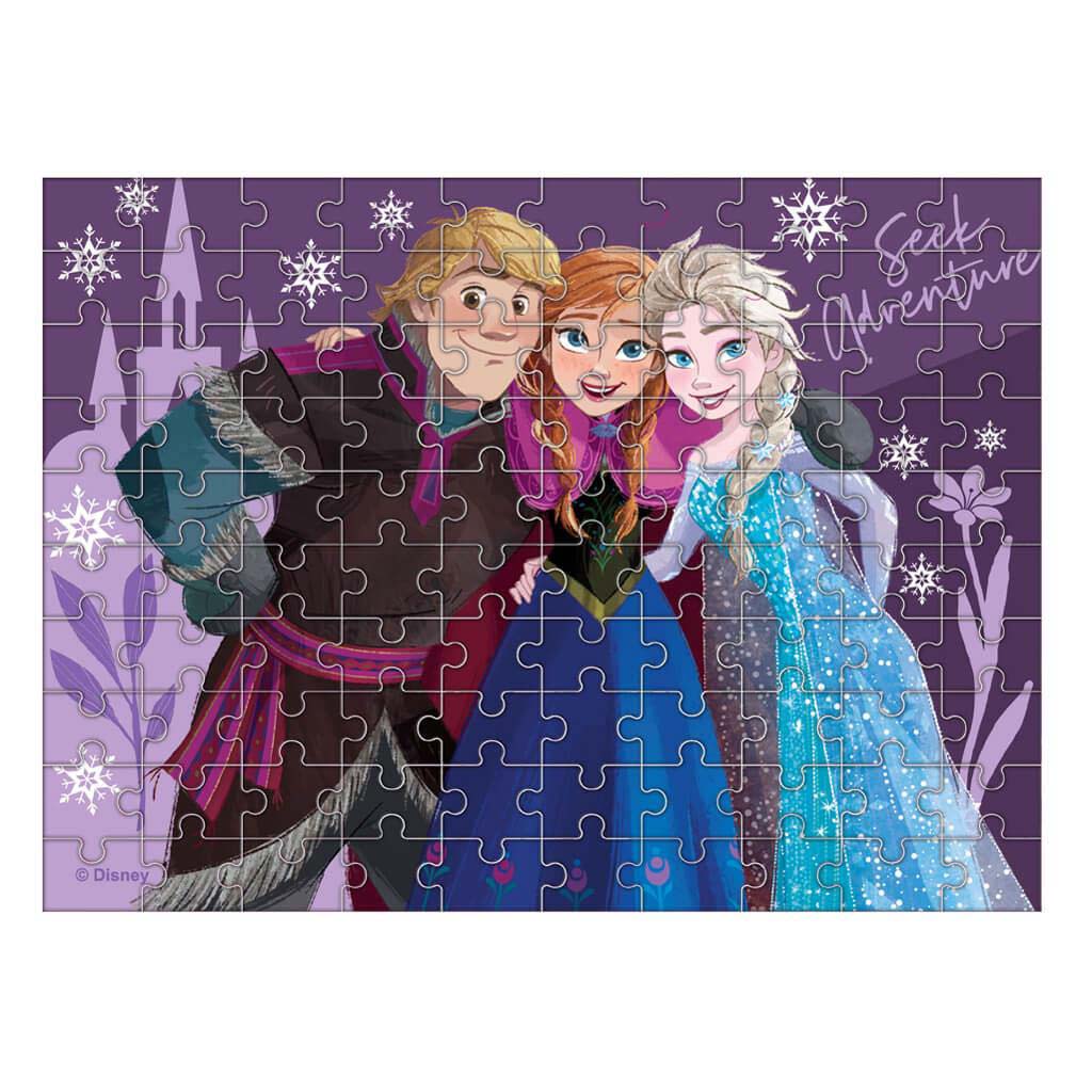 imagen de Luna: Puzzle de 100 piezas de Frozen que brilla en la oscuridad 2