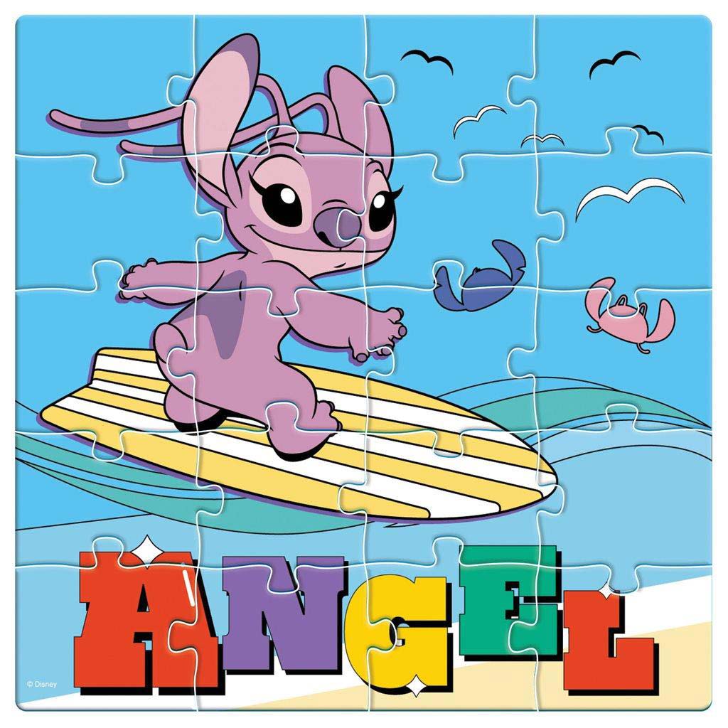imagen de Luna: Puzzle magnético de 3x20 piezas de Disney Lilo y Stitch 2