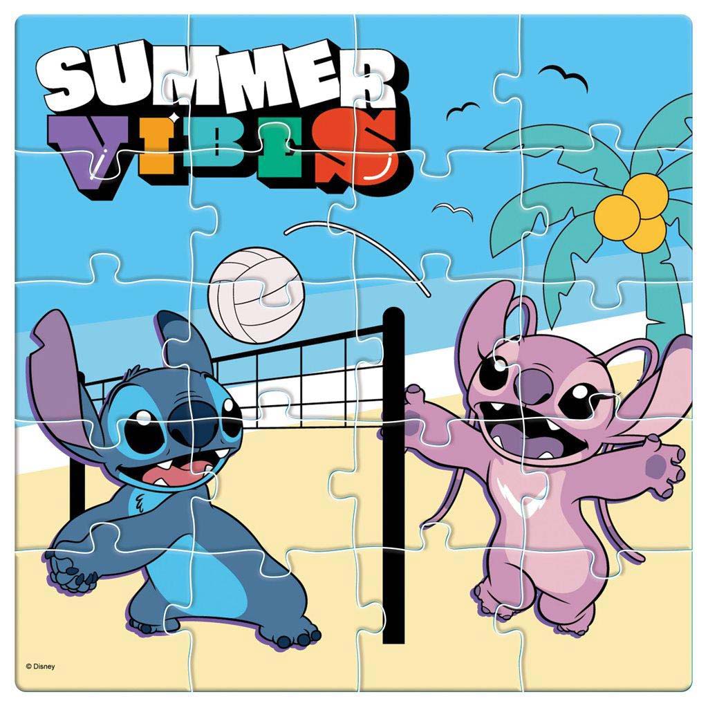imagen de Luna: Puzzle magnético de 3x20 piezas de Disney Lilo y Stitch 4