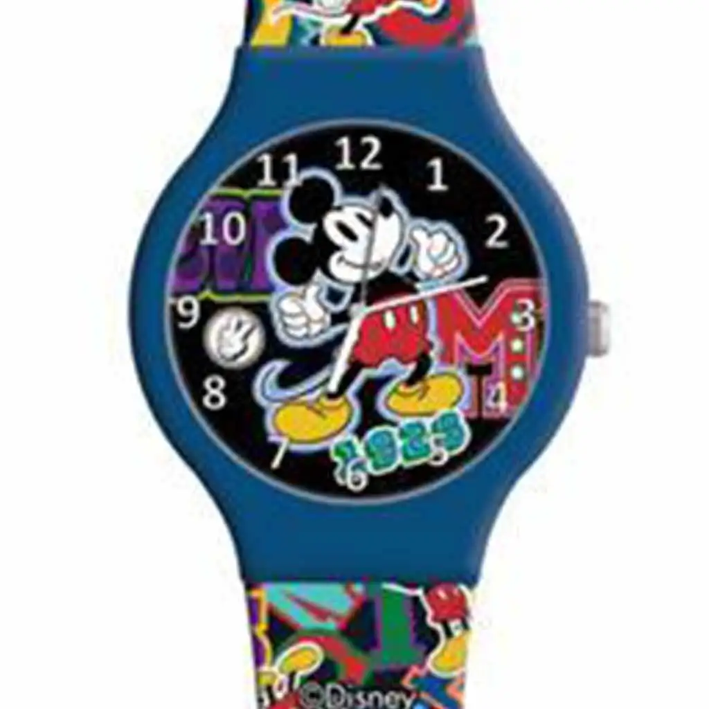 imagen de Luna: Reloj analógico de Mickey Mouse en caja de metal 2