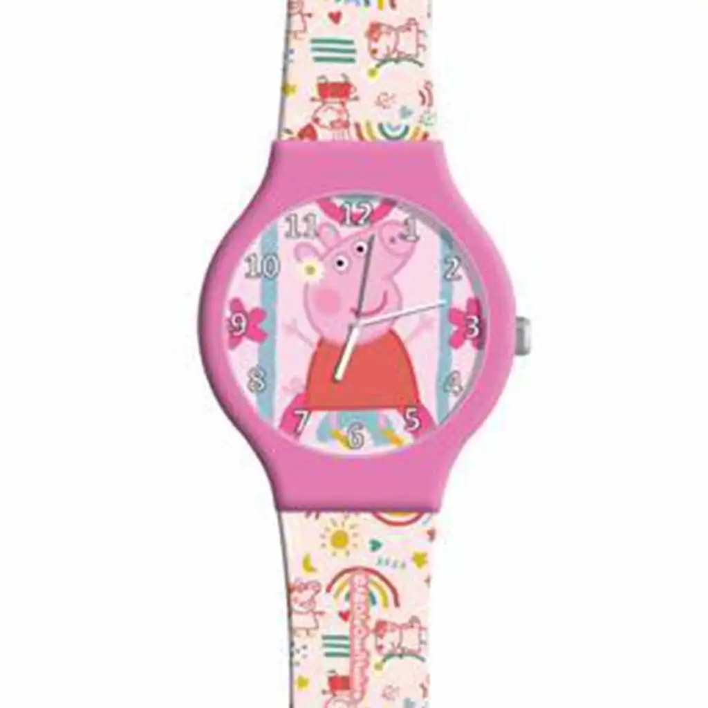imagen de Luna: Reloj analógico de Peppa Pig en caja de metal 2