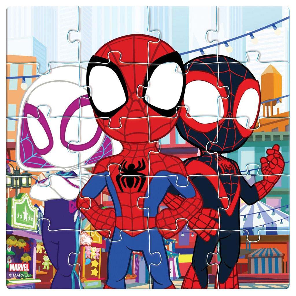 imagen de Luna: Rompecabezas magnético de 3x20 piezas de Spidey y sus amigos 4