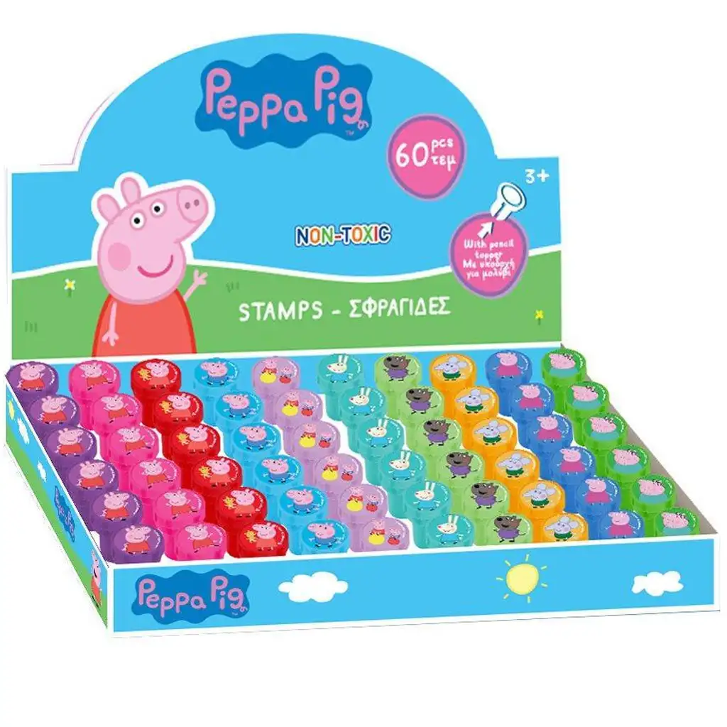 imagen de Luna: Sello de lápiz de Peppa Cerdita en varios colores 1ud 1