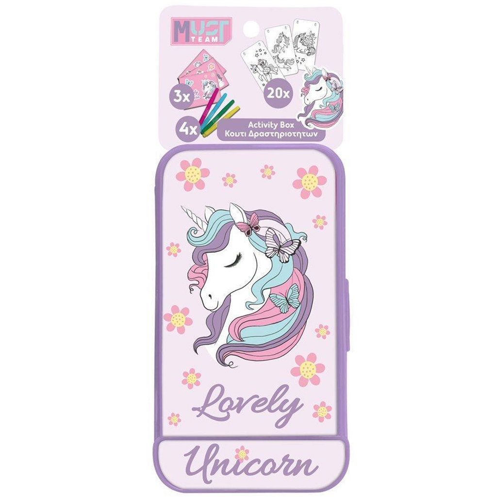 imagen de Luna: Set creativo de colorear de 27 piezas de equipo Unicorno 1
