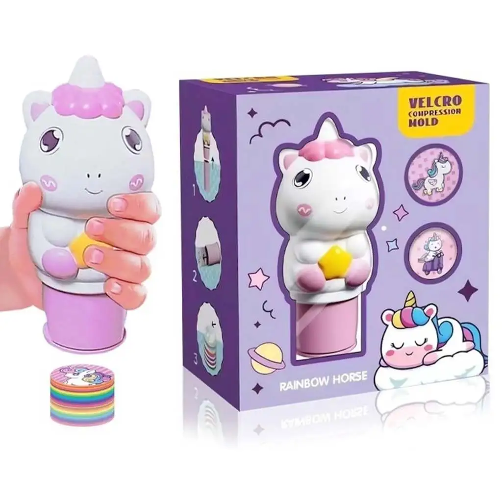 imagen de Luna: Set de 100 pegatinas de unicornios con sello de unicornio 1