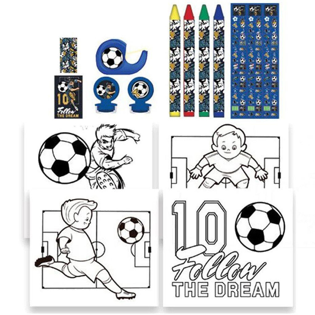 imagen de Luna: Set de colorear de fútbol Must Team de 12 piezas 2