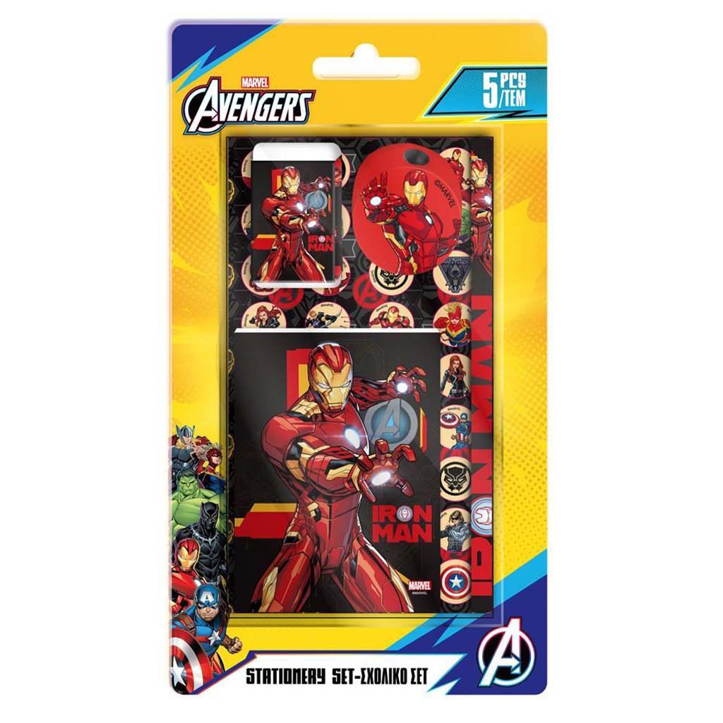 imagen de Luna: Set de material de escritura de 5 piezas de Iron Man 1