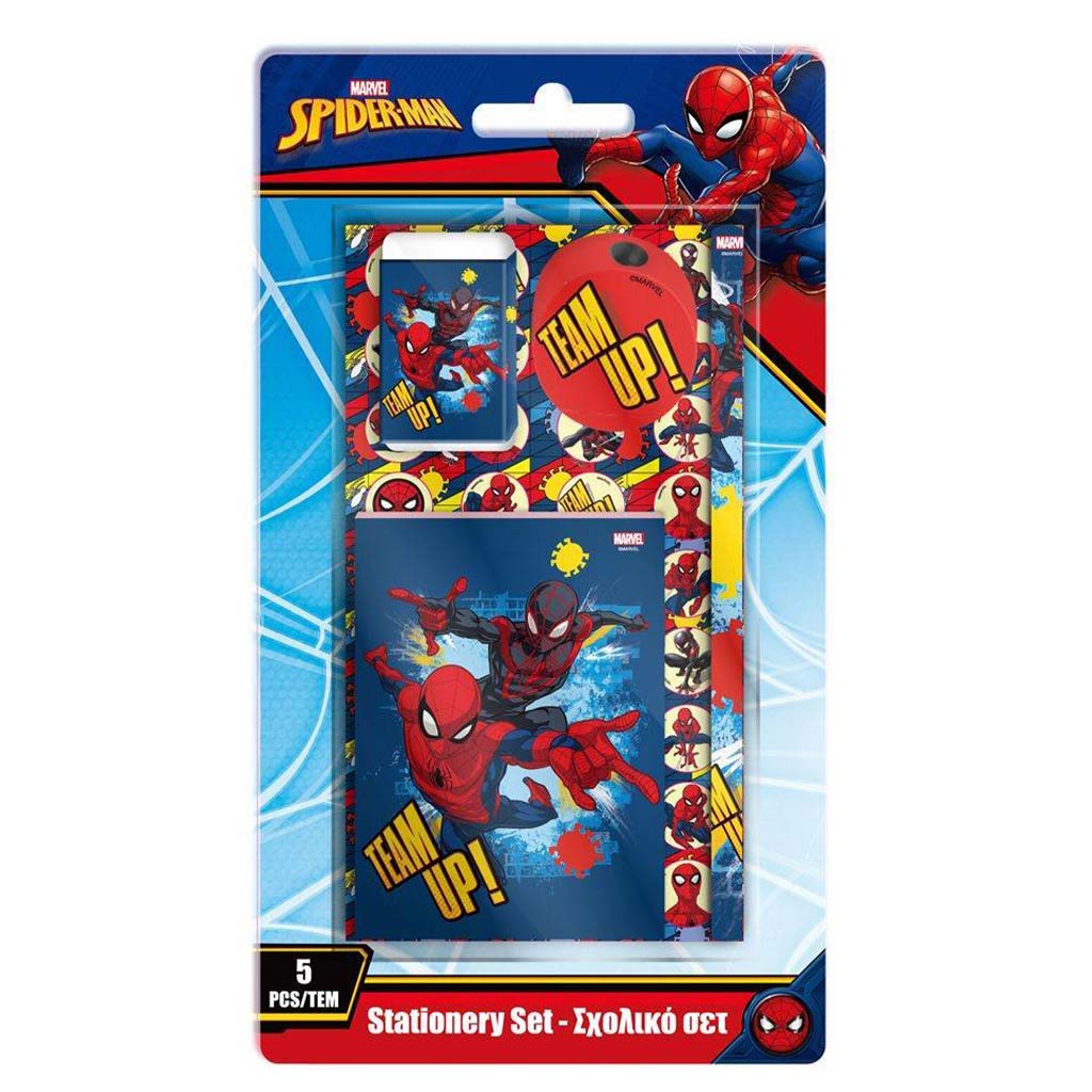 imagen de Luna: Set de material de escritura de 5 piezas de Spider-Man Team Up 1