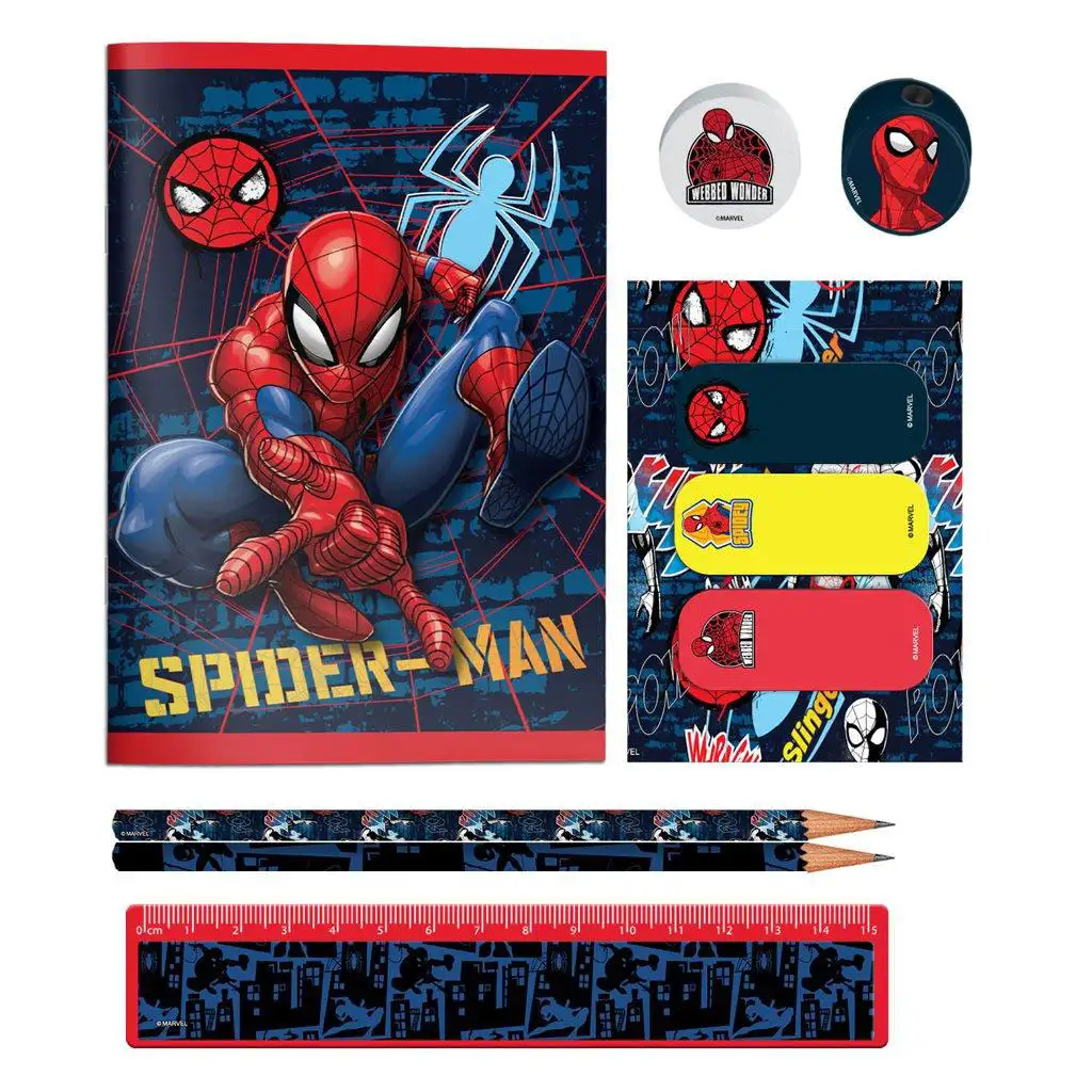 imagen de Luna: Set de material de escritura de Spider-Man de 10 piezas 2