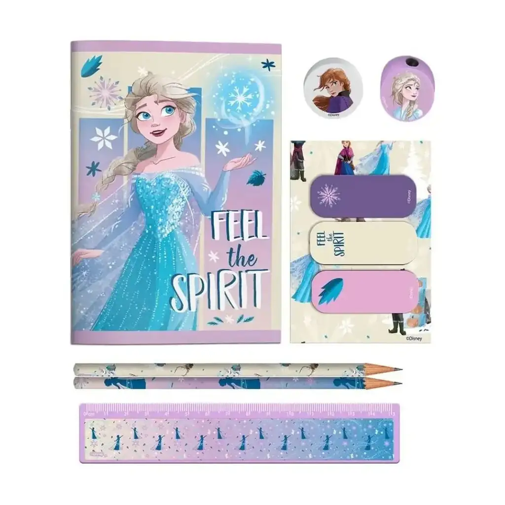 imagen de Luna: Set de material escolar de Frozen de 10 piezas 2