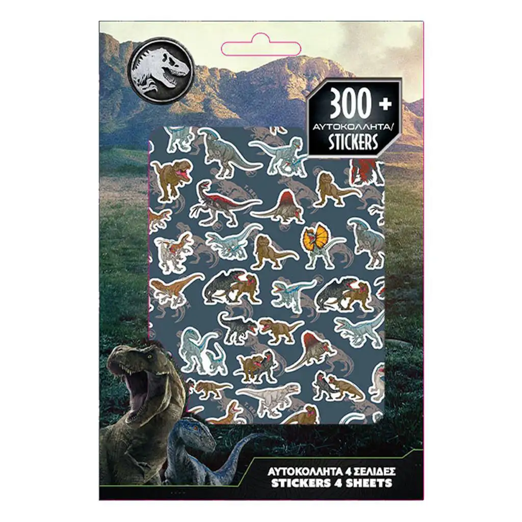 imagen de Luna: Set de pegatinas de Jurassic World de 300 piezas 1