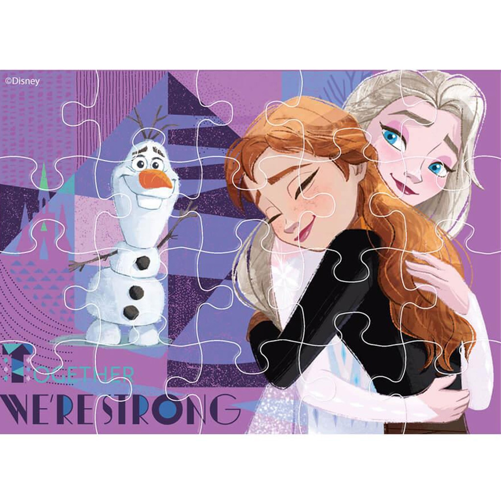 imagen de Luna: Set de rompecabezas 4 en 1 de Frozen 4