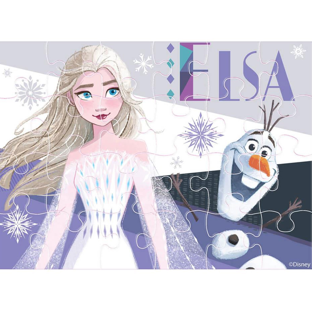 imagen de Luna: Set de rompecabezas 4 en 1 de Frozen 5
