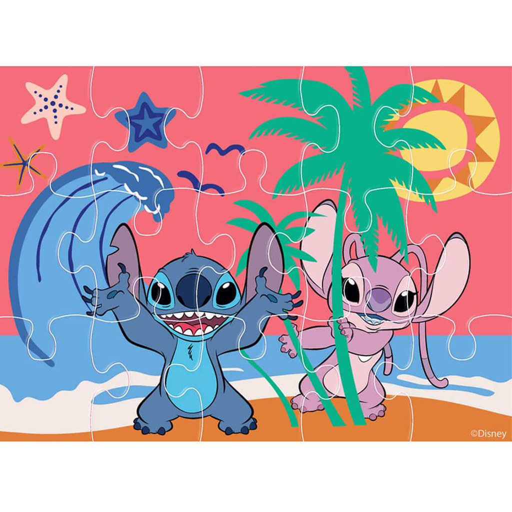 imagen de Luna: Set de rompecabezas 4 en 1 de Stitch 3