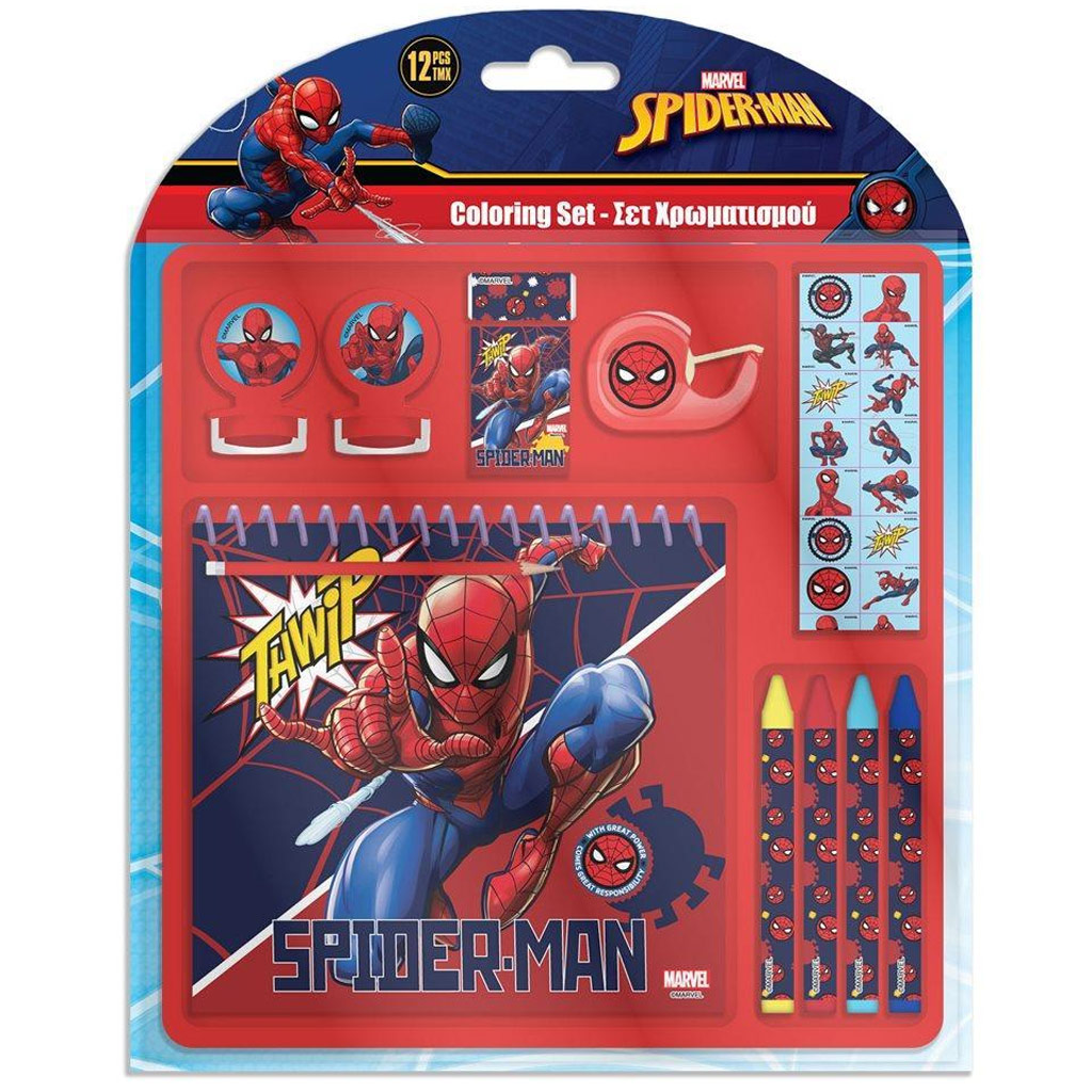 imagen de Luna: Spider-Man - Set de colorear de 12 piezas 1