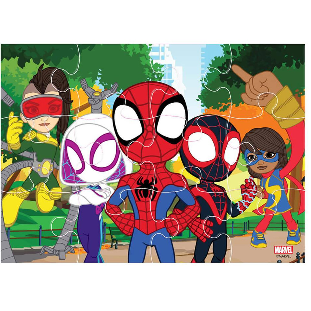 imagen de Luna: Spidey 4 en 1 12-15-20-24 piezas puzzle 2
