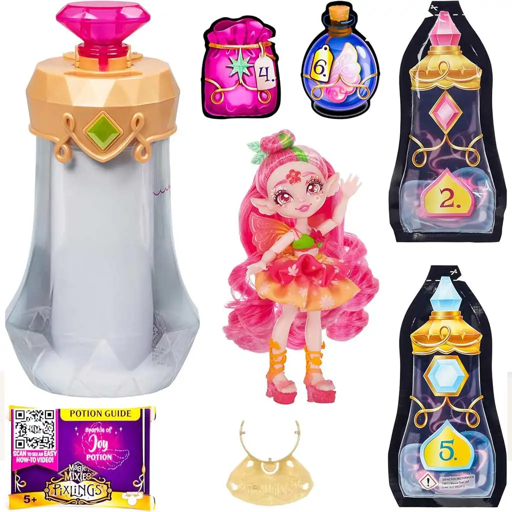 imagen de Magic Mixies: Pixlings Faye muñeca con pelo peinable 4