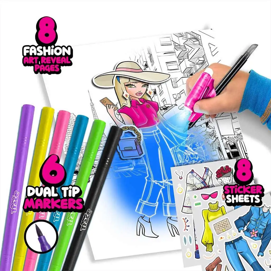 imagen de Magic Trace estudio: Dibujo Brillante - conjunto de inicio de moda 2