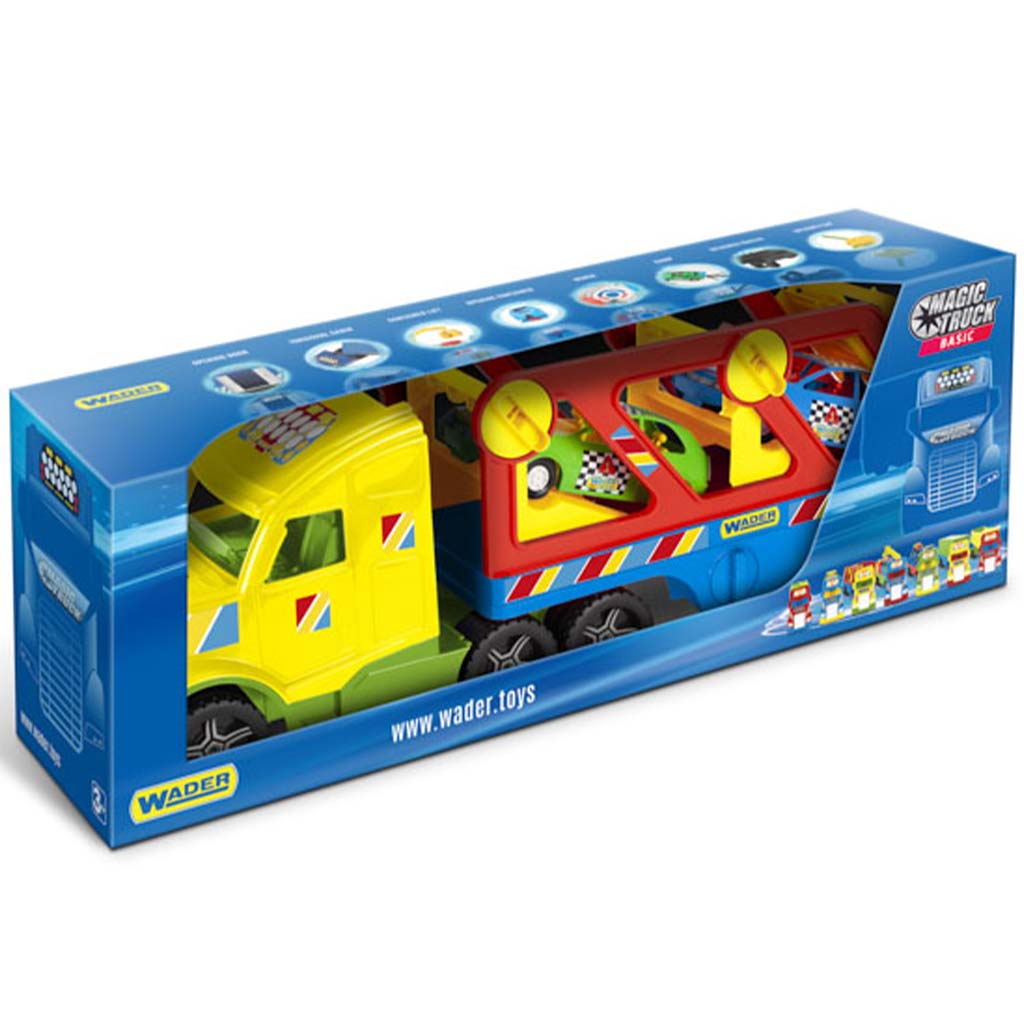 imagen de Magic Truck Basic Camión con coches deportivos - Wader 1
