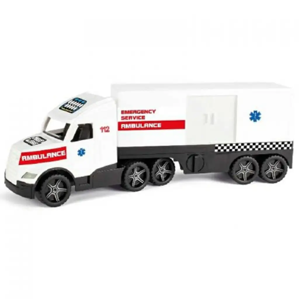 imagen de Magic Truck: Camión de rescate con luces fluorescentes de 81 cm - Wader 1
