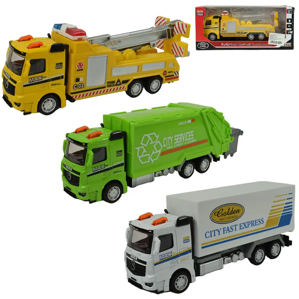 imagen de Magic Truck: Camión de ruedas de pedal con luz y sonido en varias versiones de 20 cm 1