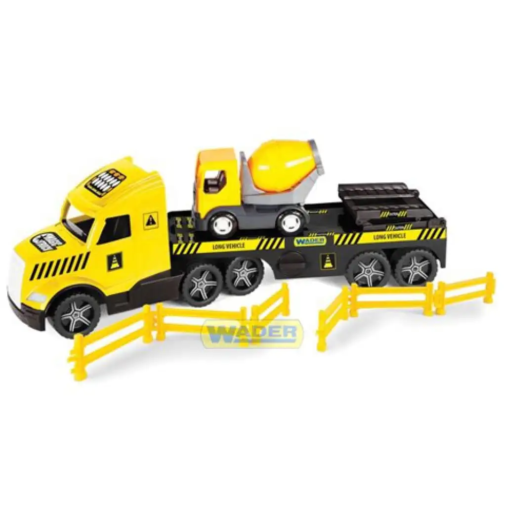 imagen de Magic Truck Technic camión mezclador con hormigonera 79cm - Wader 2