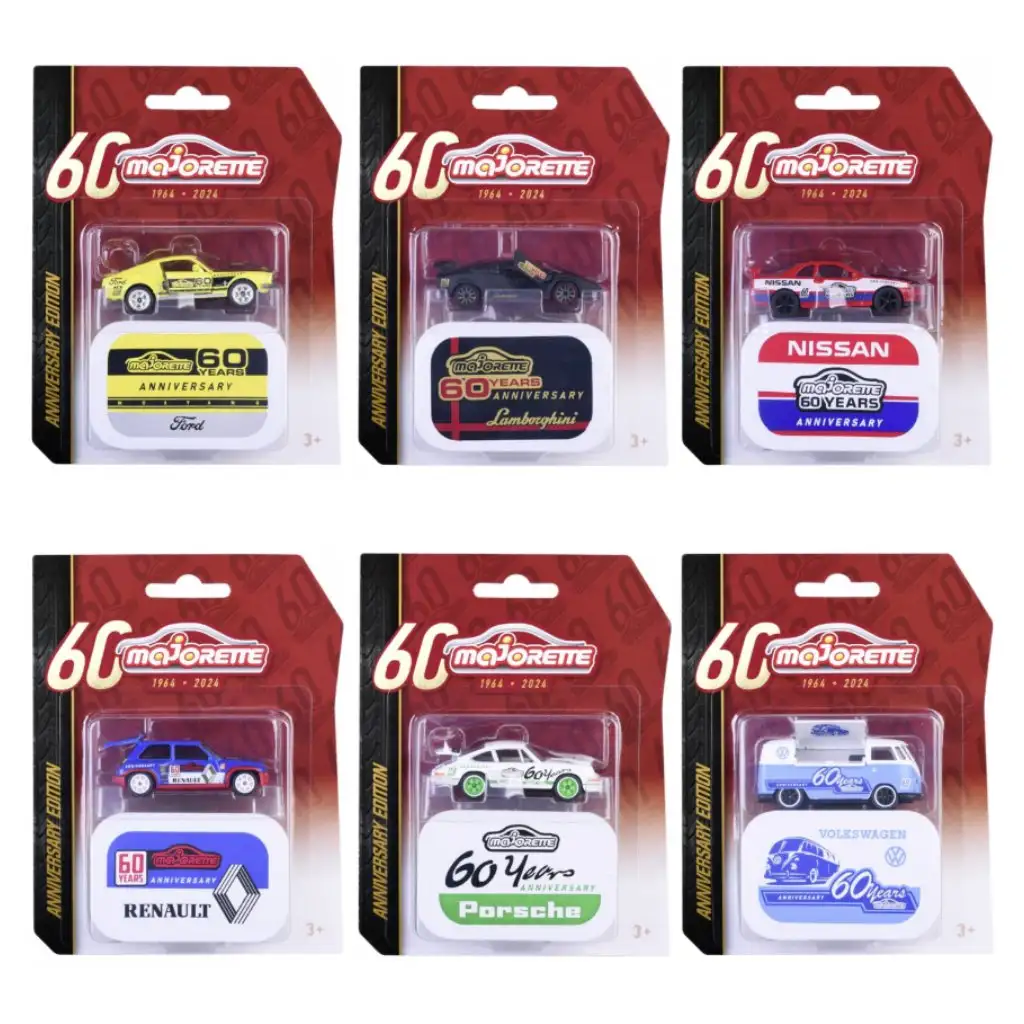 imagen de Majorette 60. aniversario coches en miniatura con caja de regalo 1/64 en varias versiones 1ud - Simba Toys 1