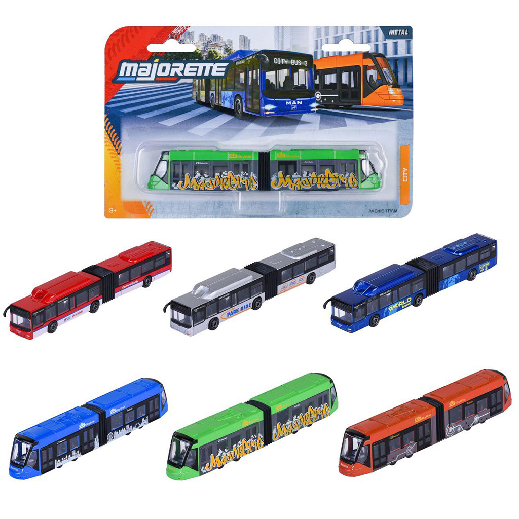 imagen de Majorette: Autobús MAN de la ciudad o tranvía Avenio 1ud - Simba Toys 1