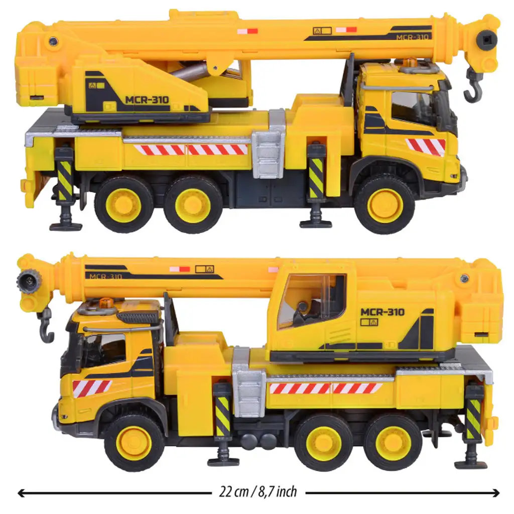 imagen de Majorette: Camión grúa Volvo con luz y sonido 22 cm - Simba Toys 2